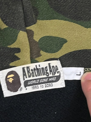 a bathing ape BAPE full zipper sweatjacket BAPE