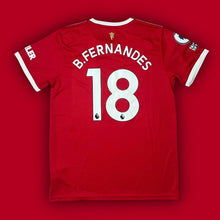 Cargar imagen en el visor de la galería, Adidas Manchester United B.FERNANDES 2021-2022 home jersey DSWT {XL} - 439sportswear
