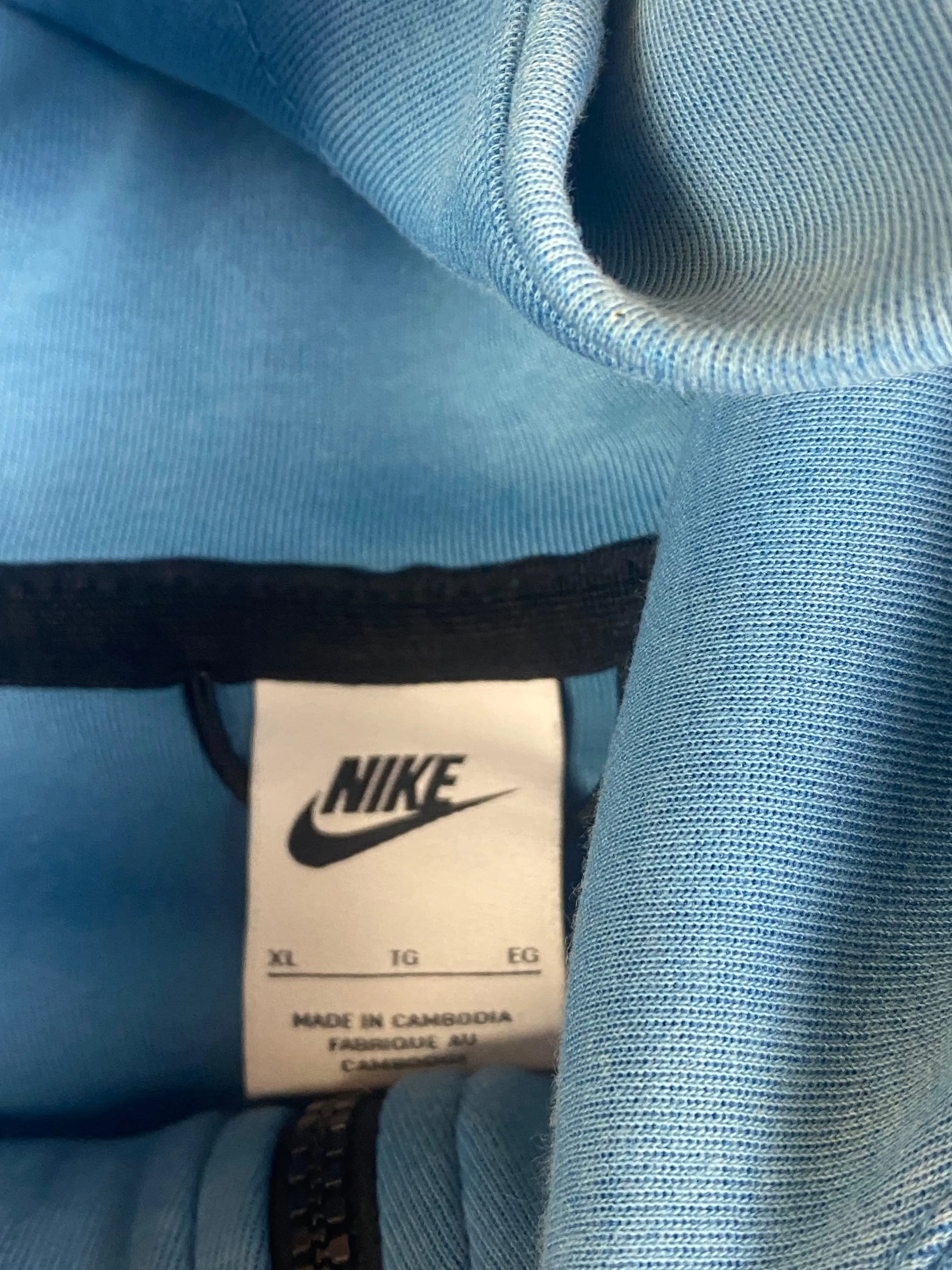 babyblue Nike tech fleece tracksuit Nike