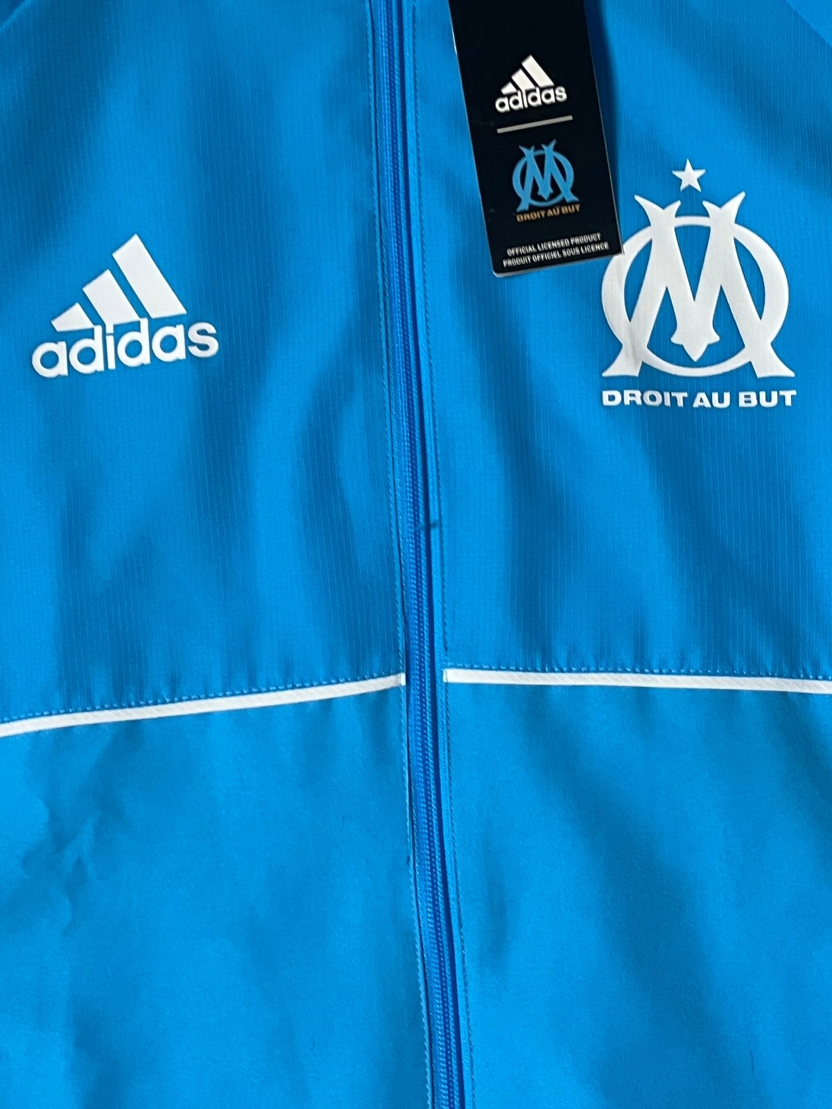 babyblue Adidas Olympique Marseille tracksuit {M} - 439sportswear