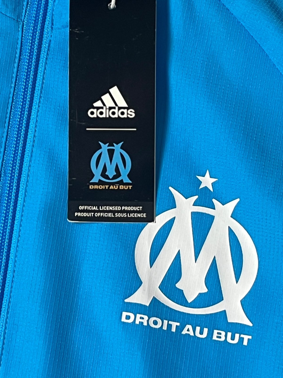 babyblue Adidas Olympique Marseille tracksuit {M} - 439sportswear