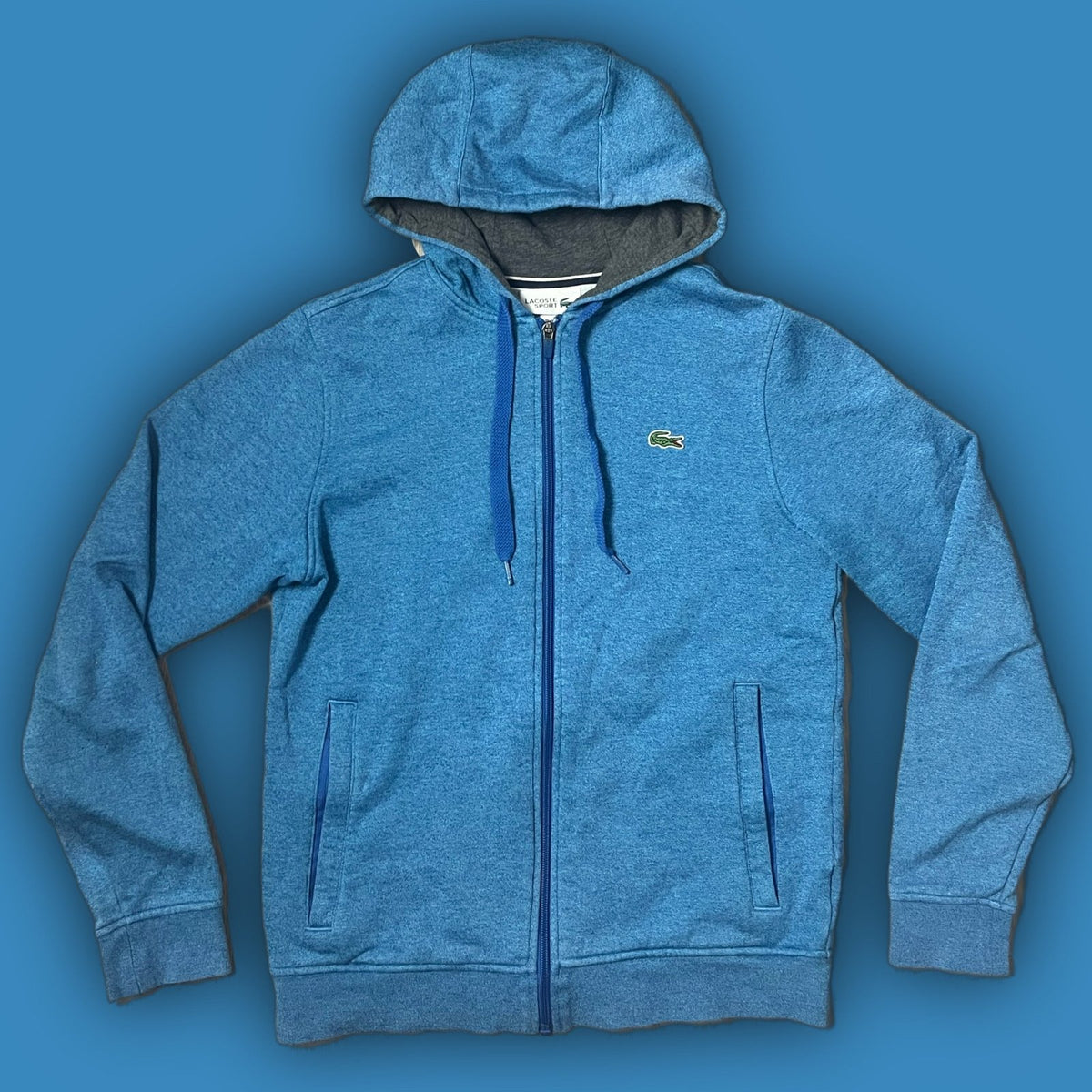babyblue Lacoste sweatjacket {S} - 439sportswear