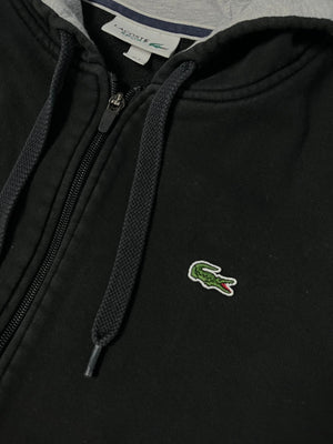 black Lacoste sweatjacket {L} - 439sportswear