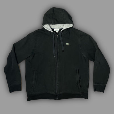 black Lacoste sweatjacket {L} - 439sportswear