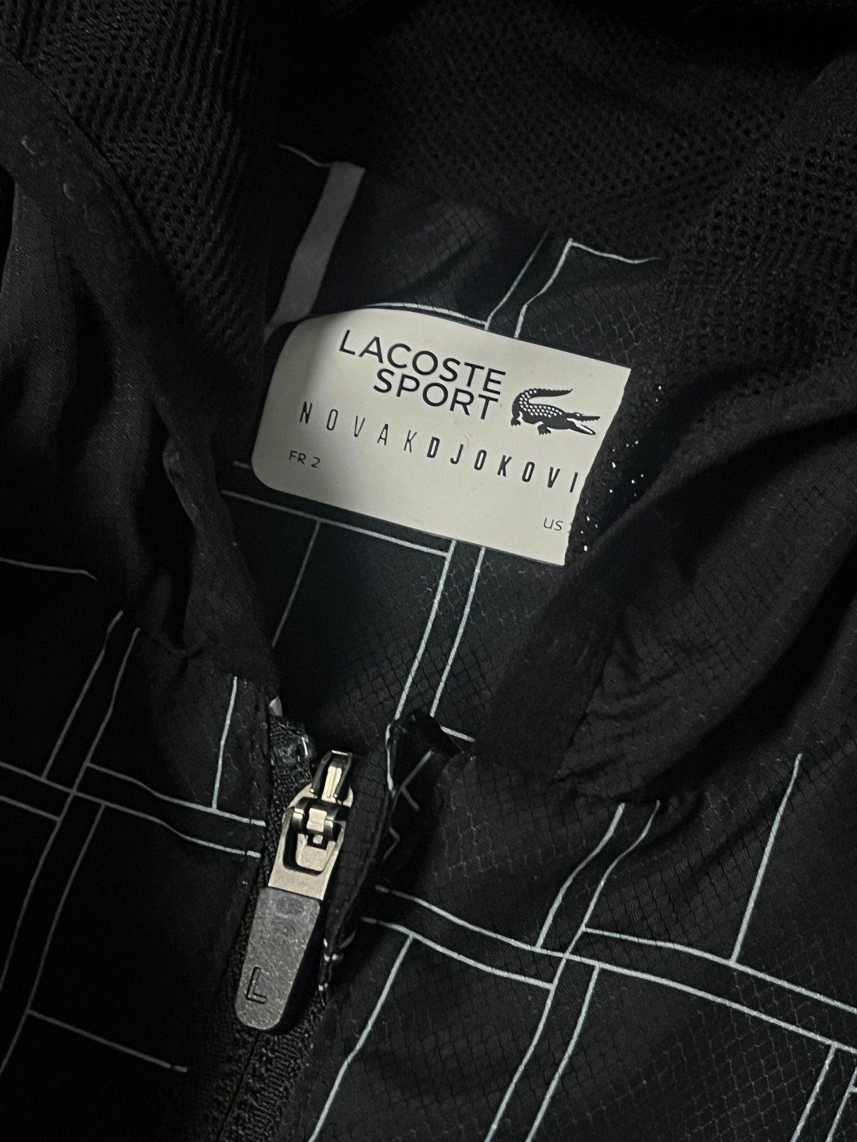 black Lacoste X Nova Djokovic tracksuit {S} - 439sportswear