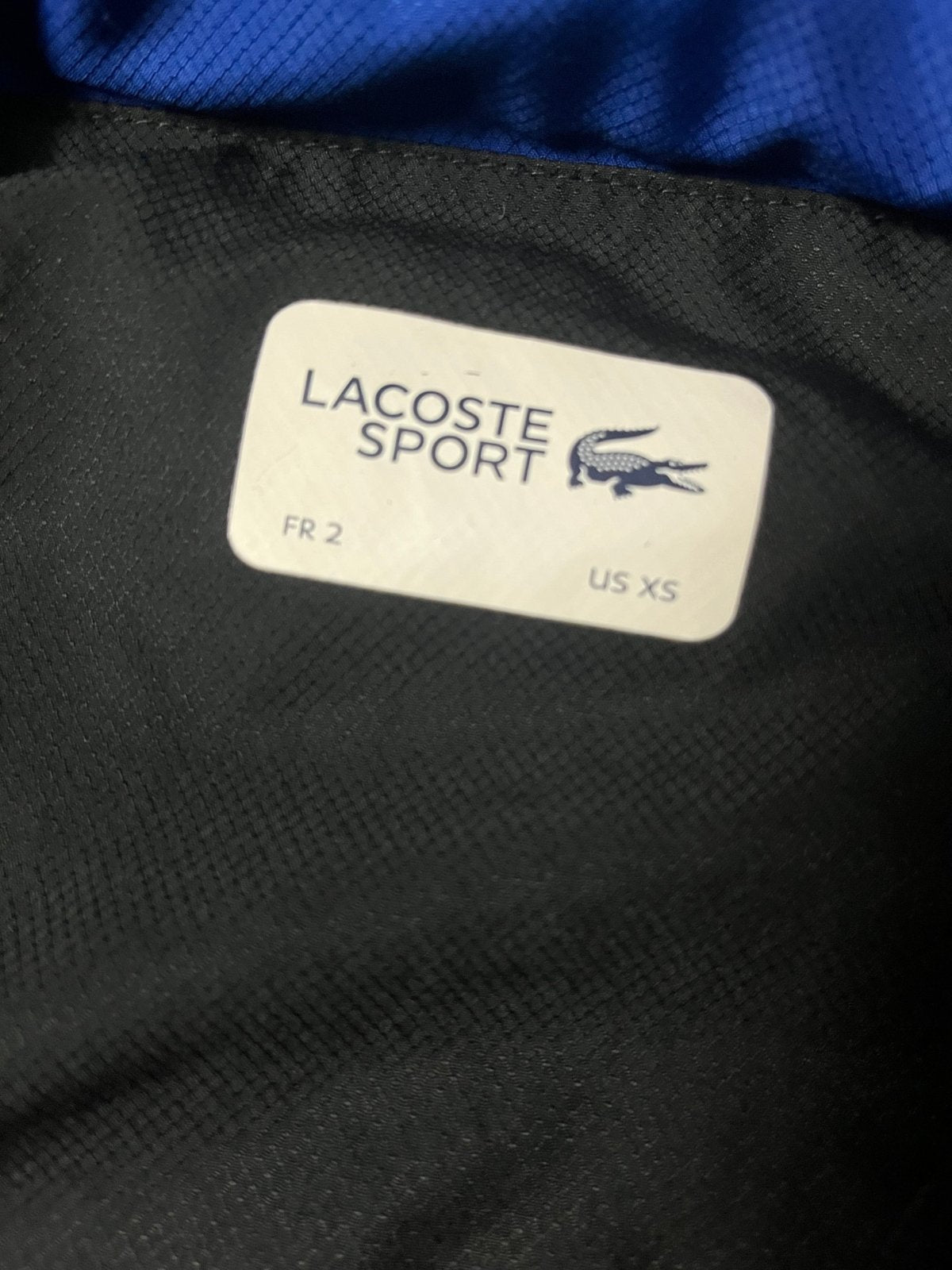 black/blue Lacoste windbreaker {S} - 439sportswear