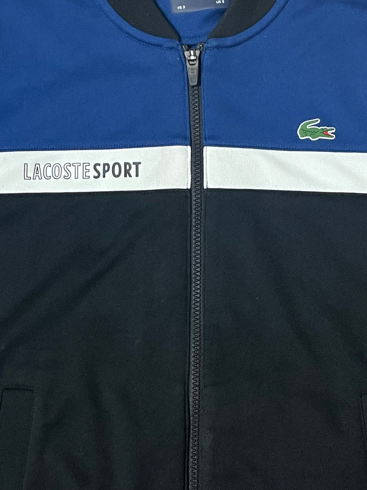 blue/black Lacoste trackjacket {M} - 439sportswear