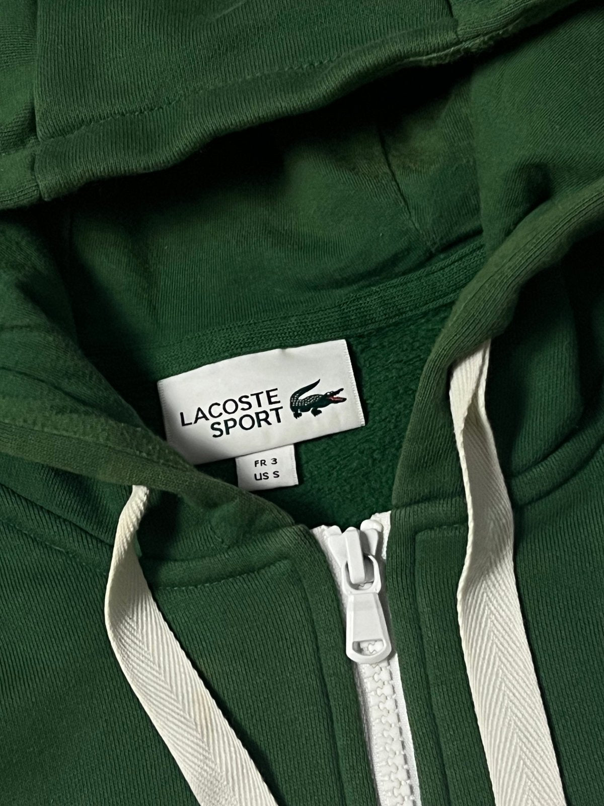 green Lacoste sweatjacket {S} - 439sportswear