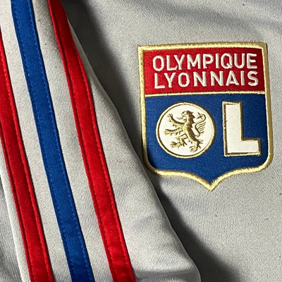 grey Adidas Olympique Lyon trackjacket {S} - 439sportswear