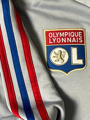 grey Adidas Olympique Lyon trackjacket {S} - 439sportswear