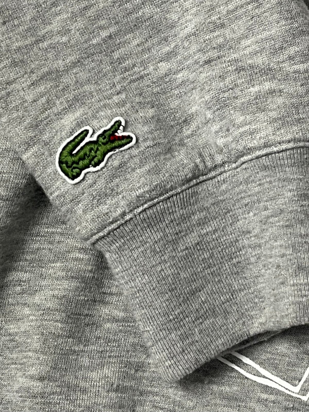 grey Lacoste hoodie {M} - 439sportswear