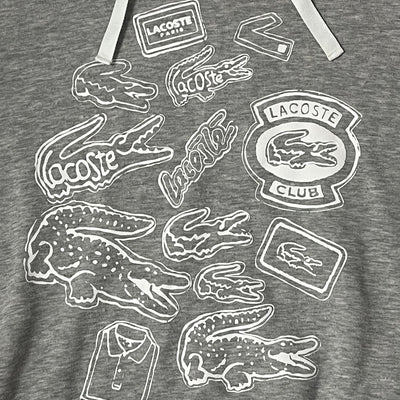 grey Lacoste hoodie {M} - 439sportswear