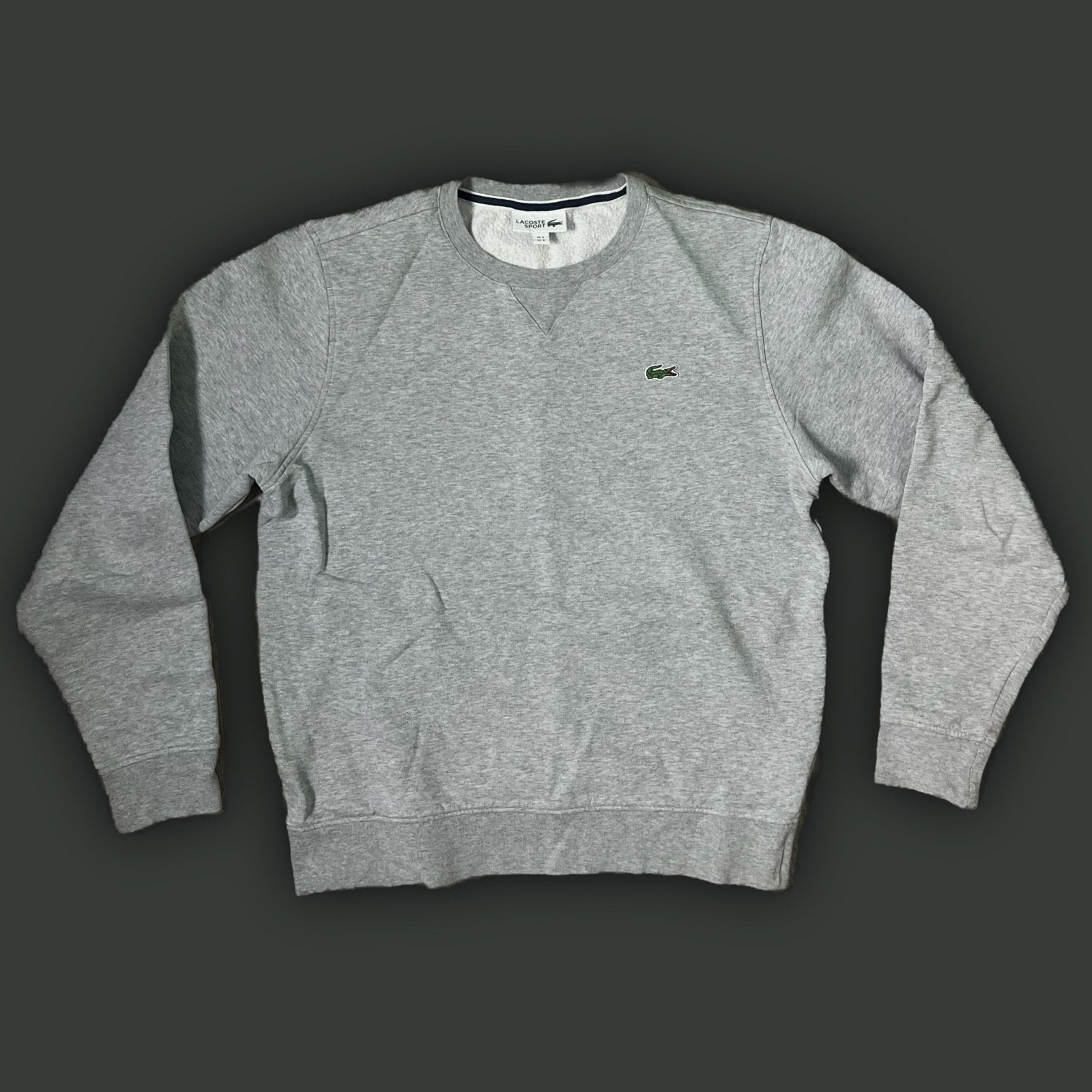 grey Lacoste sweater {XL} - 439sportswear