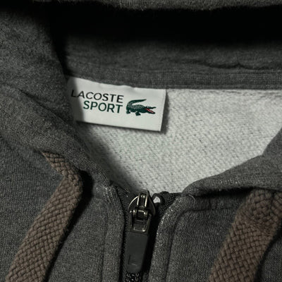 grey Lacoste sweatjacket {M} - 439sportswear