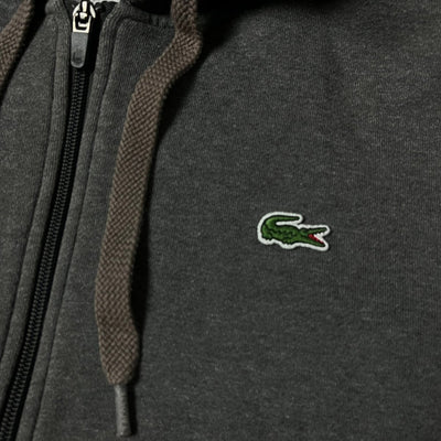 grey Lacoste sweatjacket {M} - 439sportswear