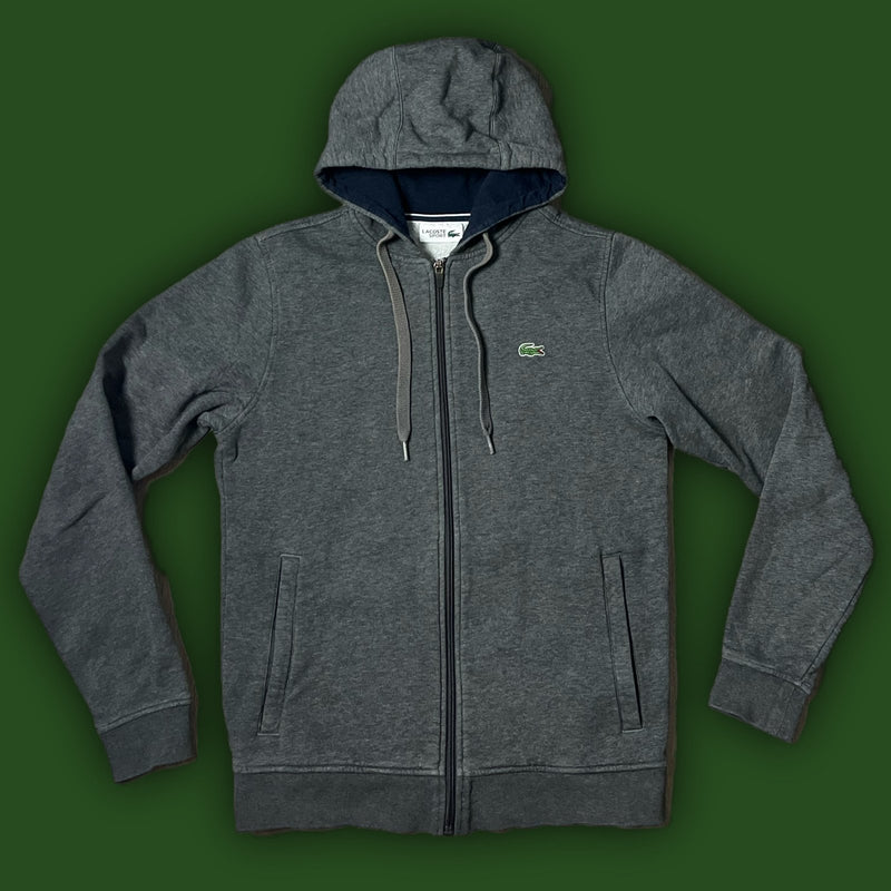 grey Lacoste sweatjacket {S} - 439sportswear