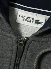 Load image into Gallery viewer, grey Lacoste sweatjacket {S} - 439sportswear
