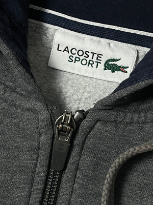 grey Lacoste sweatjacket {S} - 439sportswear