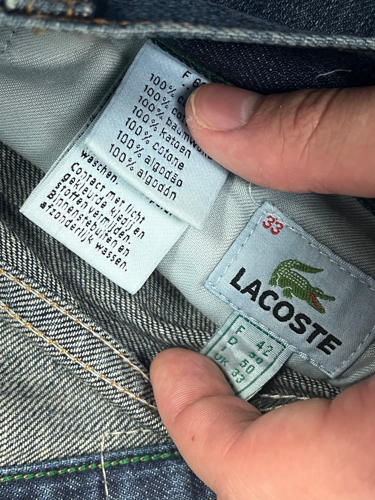 vintage Lacoste jeans