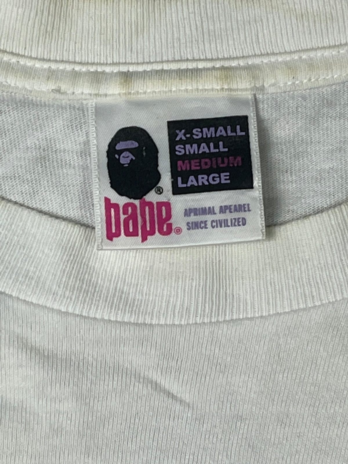 vintage Bape a bathing ape t-shirt