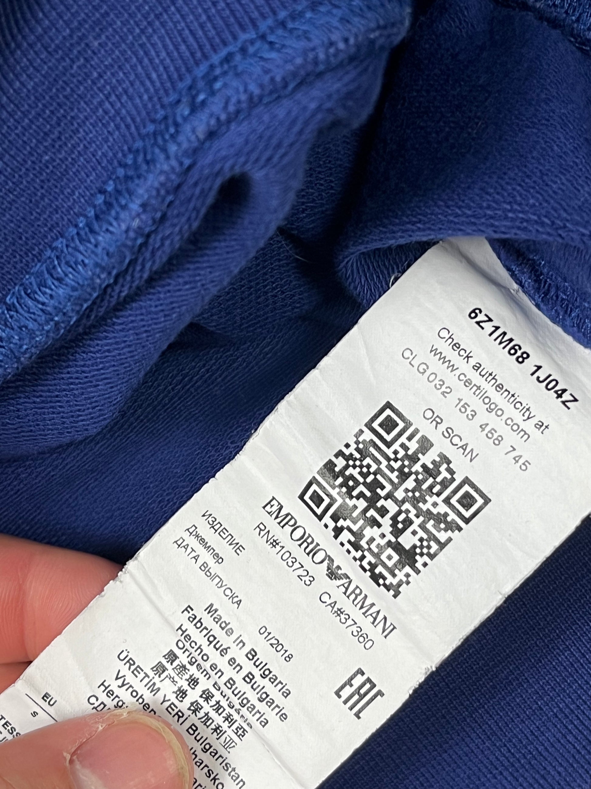 vintage Emporio Armani EA7 sweater {S}