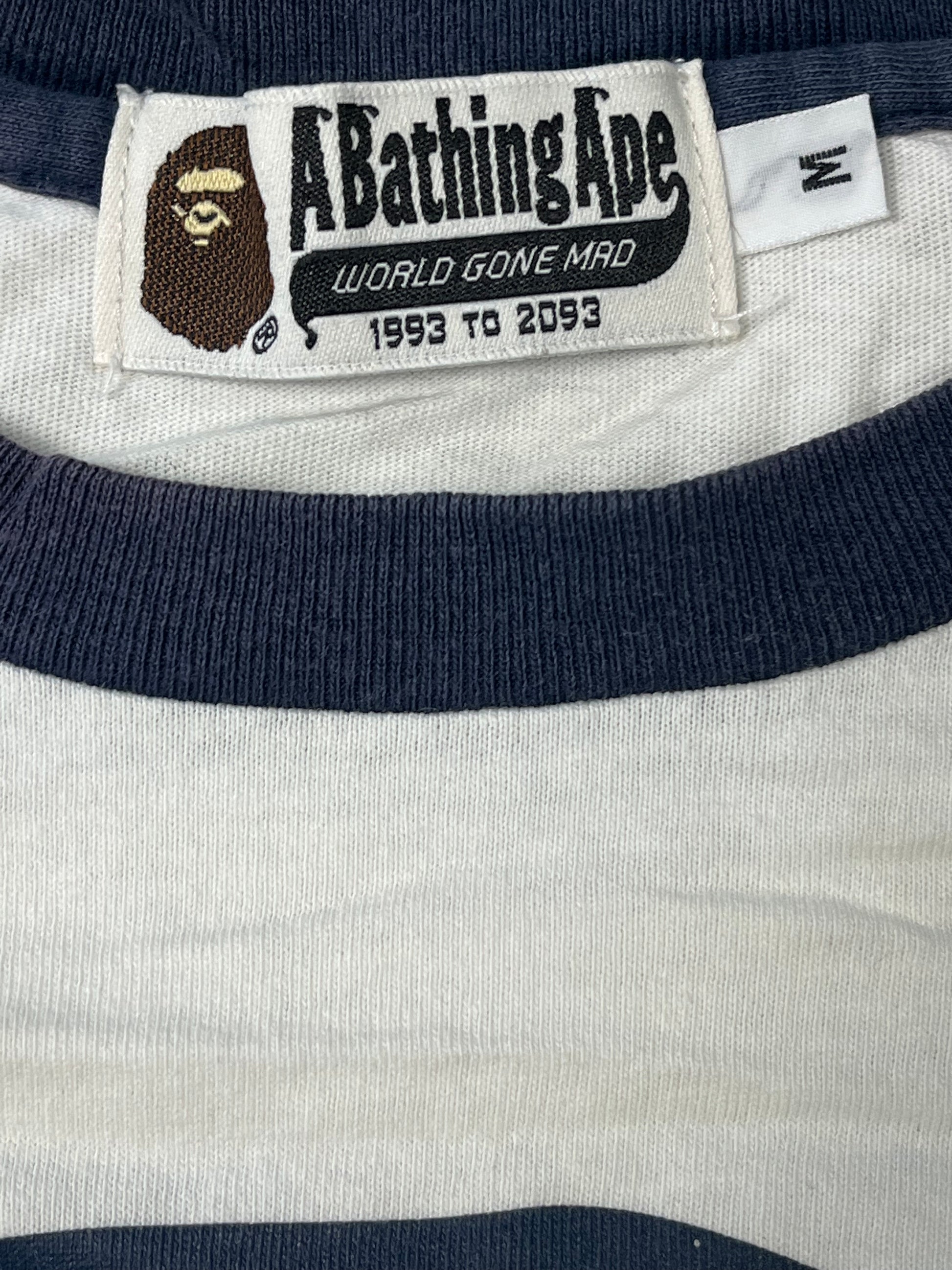 vintage Bape 3/4 t-shirt {M}