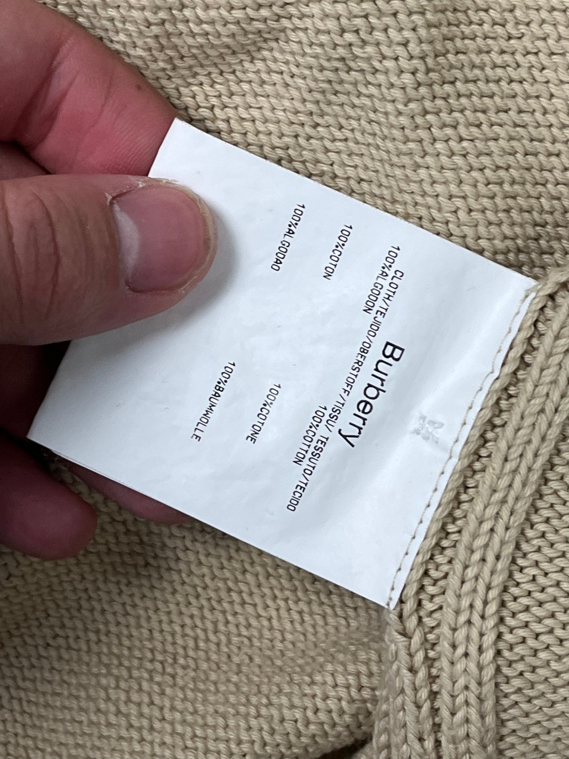 vintage Burberry sweatjacket