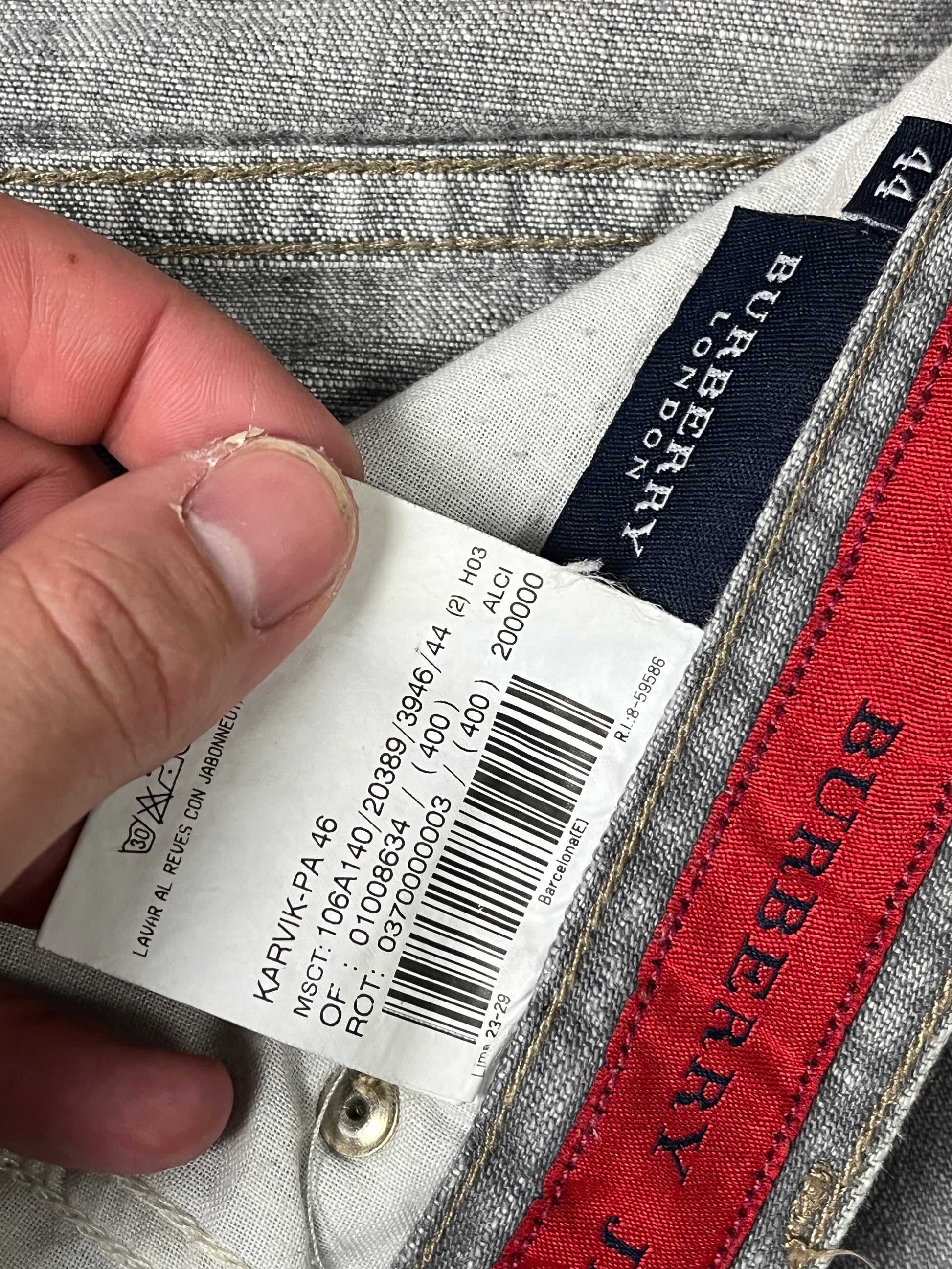 vintage Burberry jeans