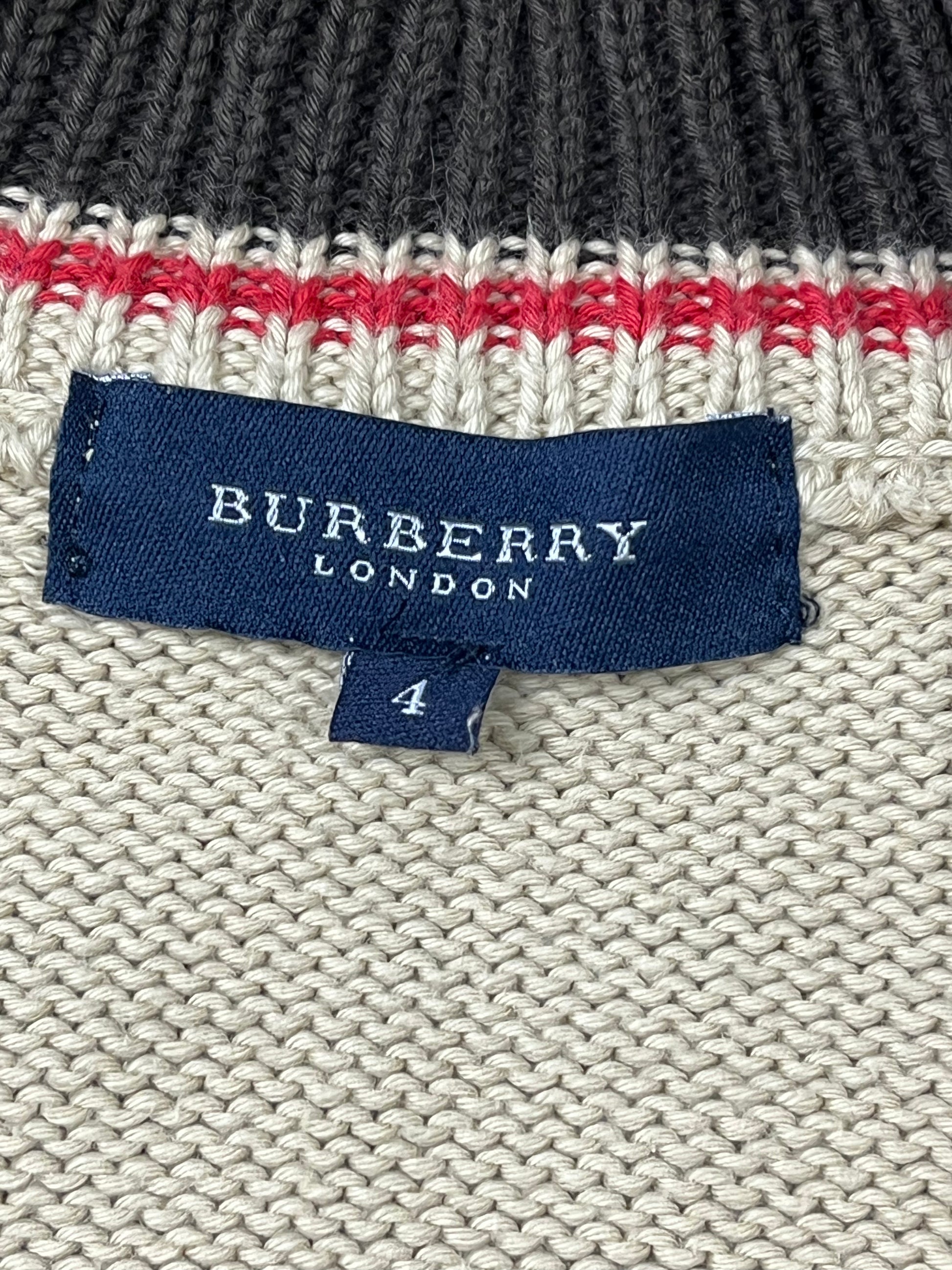 vintage Burberry sweatjacket