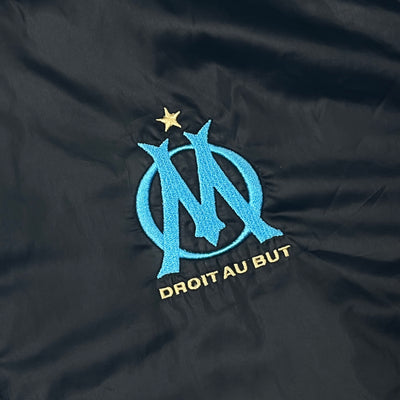 vintage Adidas Olympique Marseille pufferjacket {L}