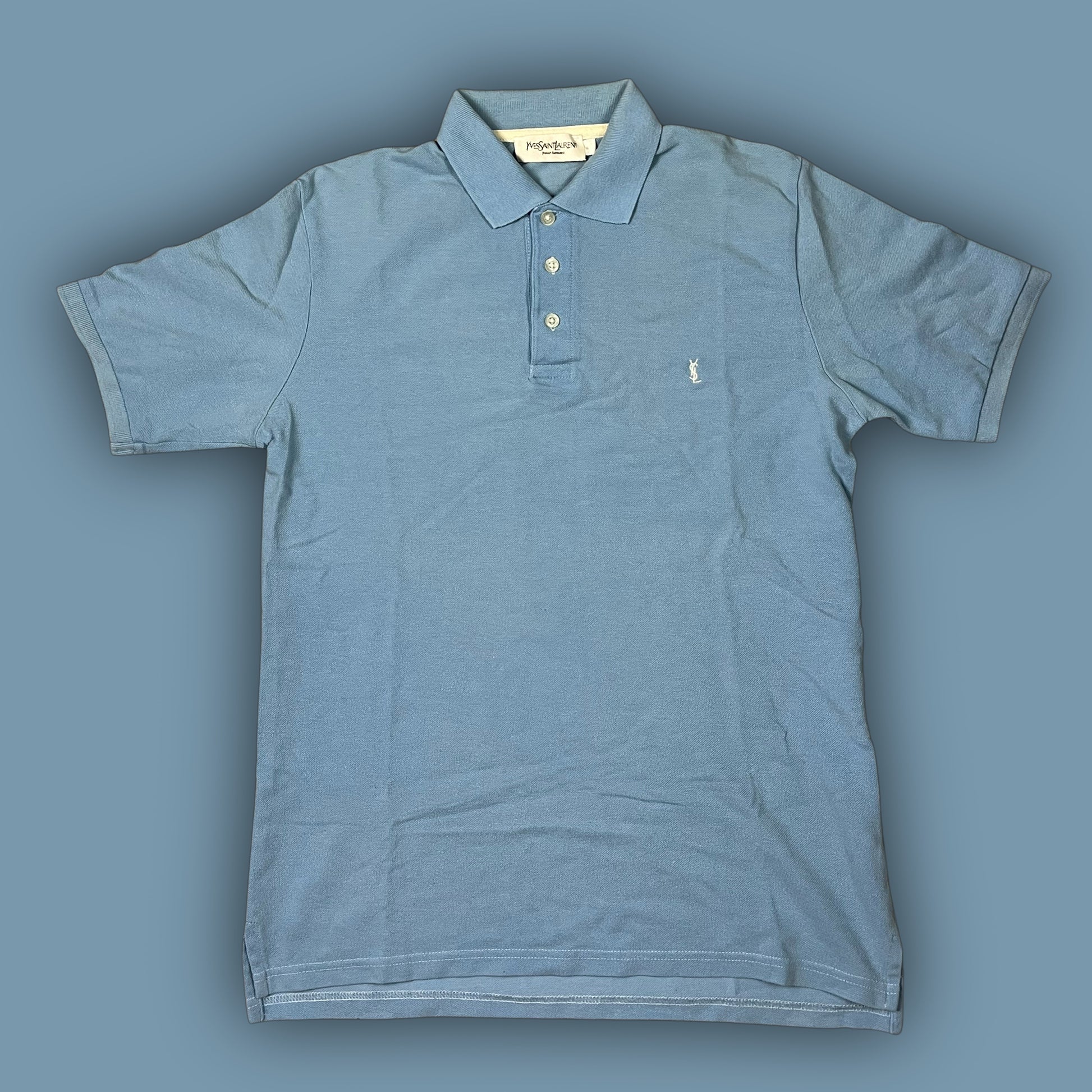 vintage babyblue Yves Saint Laurent polo