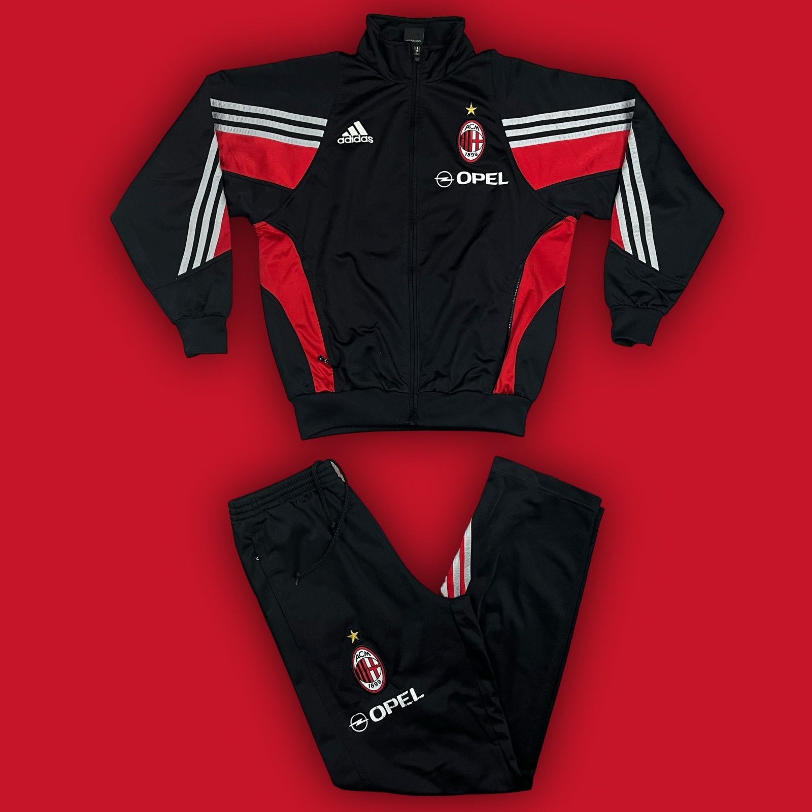 vintage Adidas Opel Ac Milan jogger 2002-2003