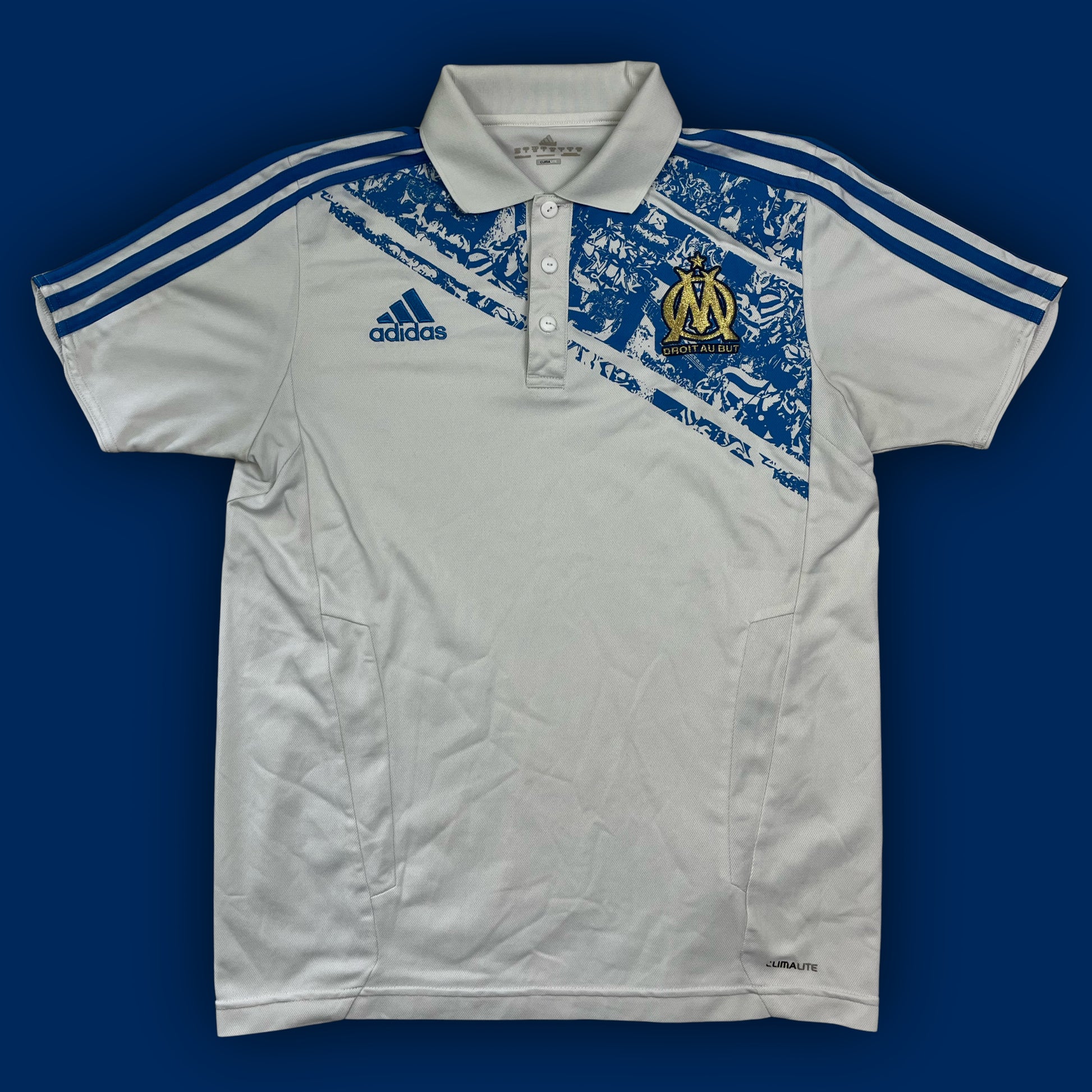 vintage Adidas Olympique Marseille polo