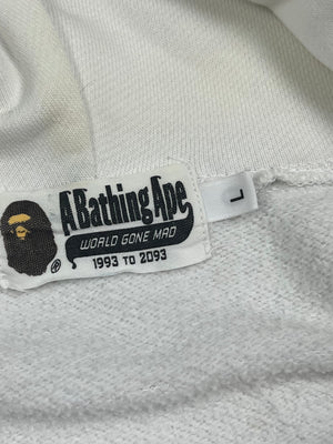 vintage BAPE a bathing ape shark full zipper {M}