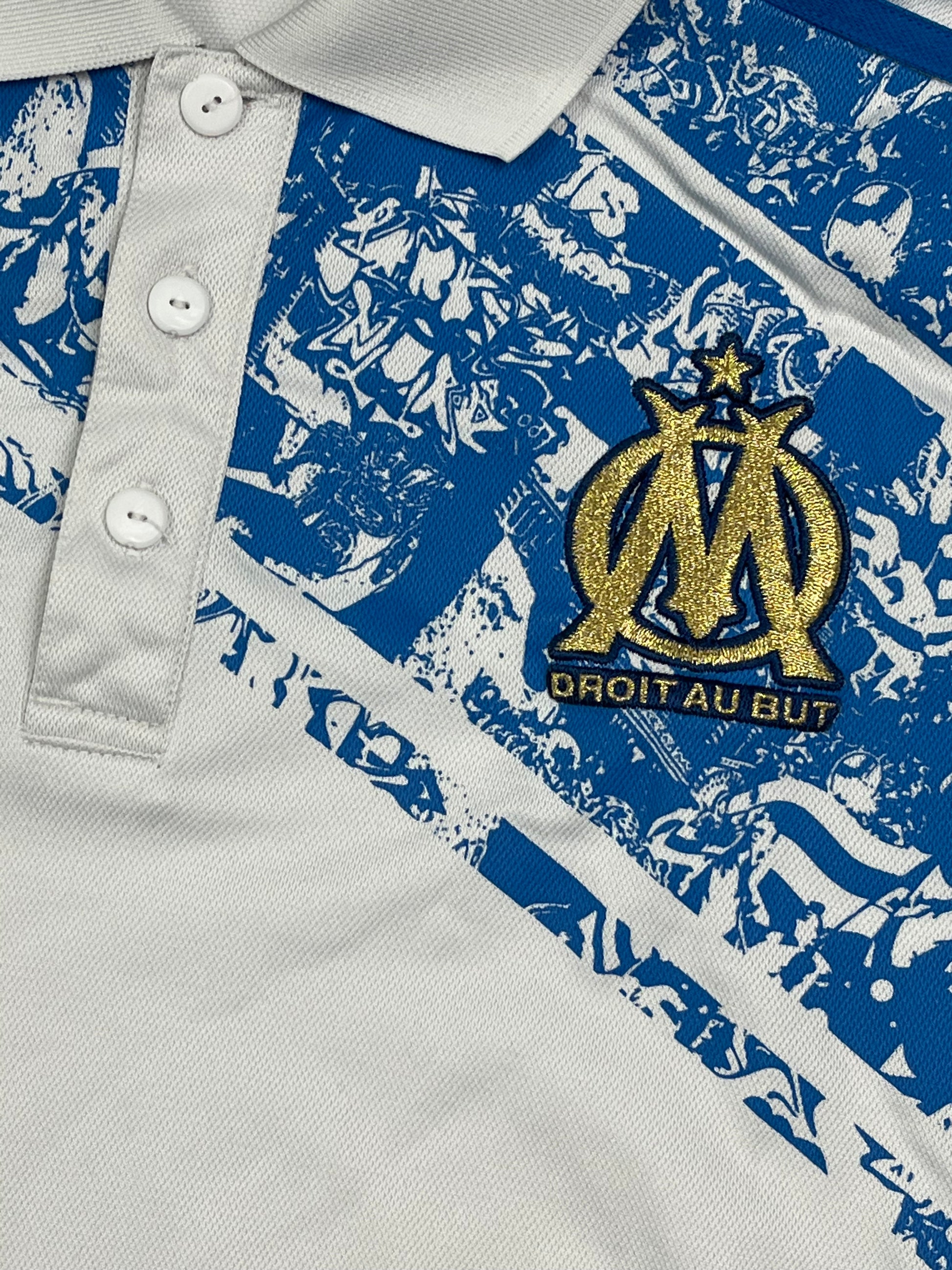 vintage Adidas Olympique Marseille polo