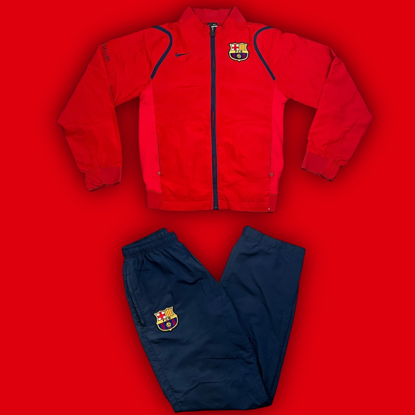 vintage Nike Fc Barcelona tracksuit