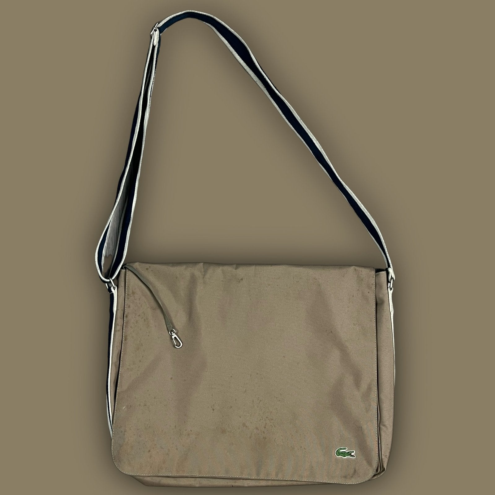 vintage Lacoste laptopmessengerbag