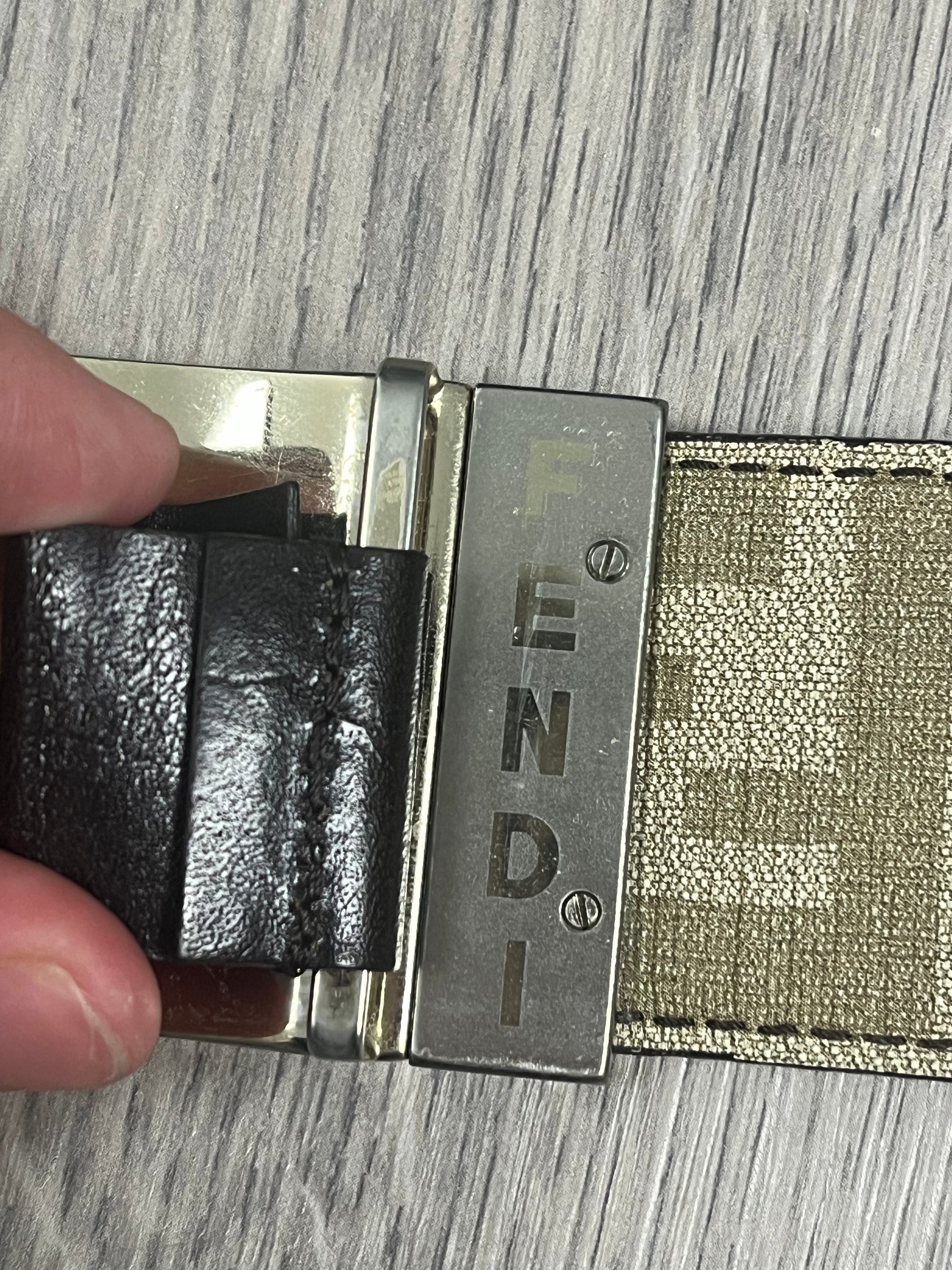 vintage Fendi reversible belt