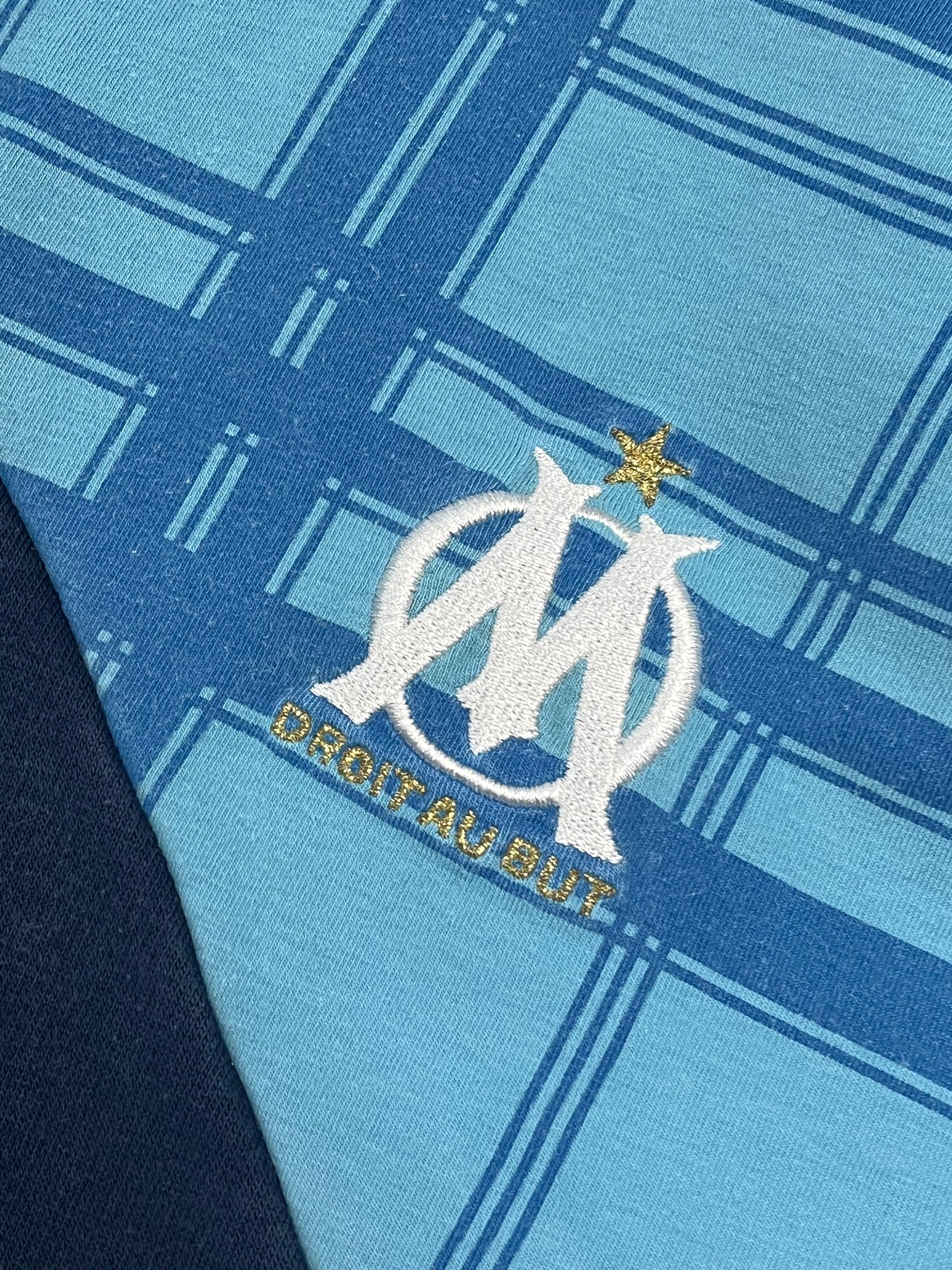 vintage Adidas Olympique Marseille hoodie {L-XL}