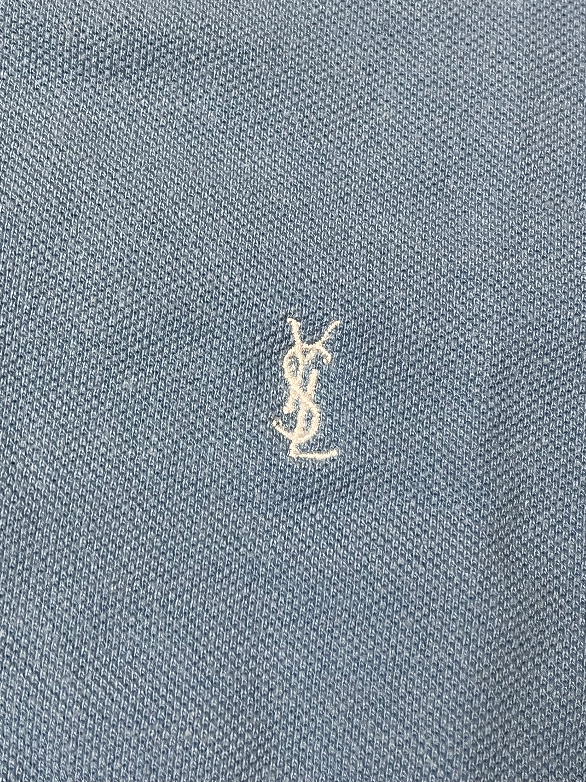 vintage babyblue Yves Saint Laurent polo