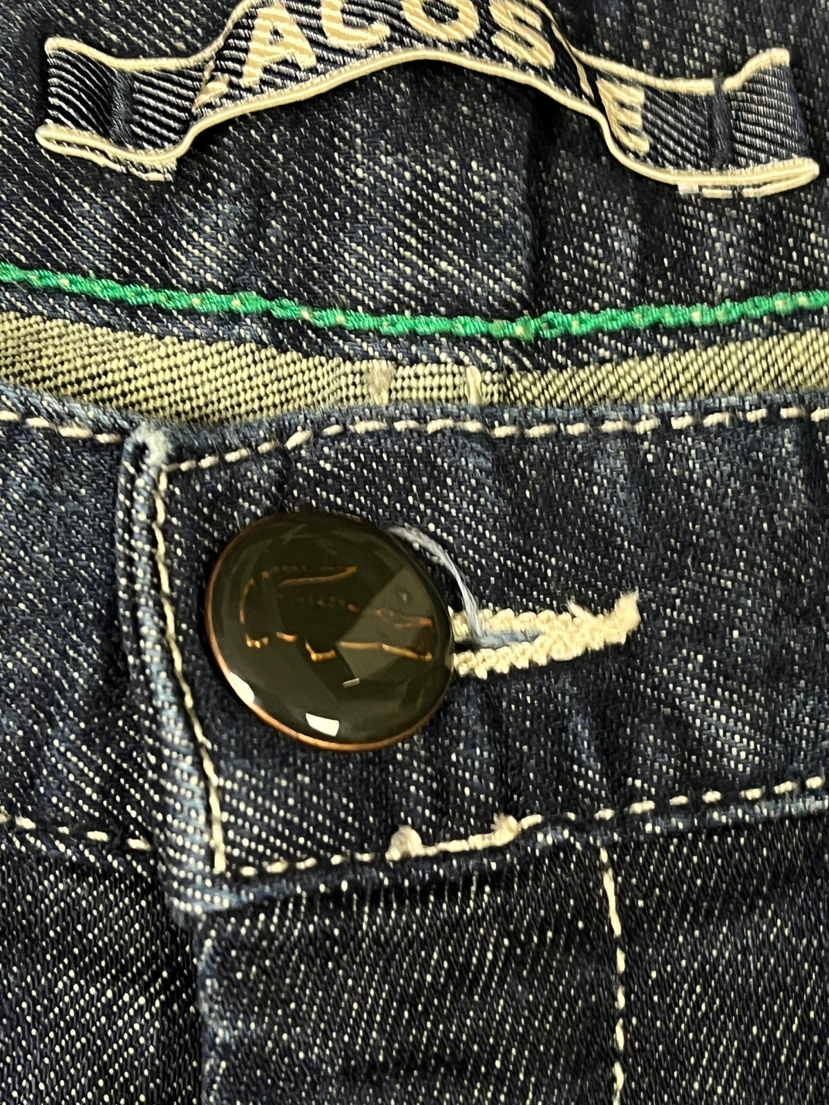 vintage Lacoste jeans with patch