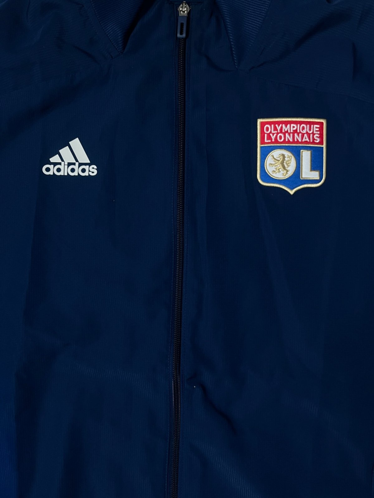 navyblue Adidas Olympique Lyon windbreaker {L} - 439sportswear