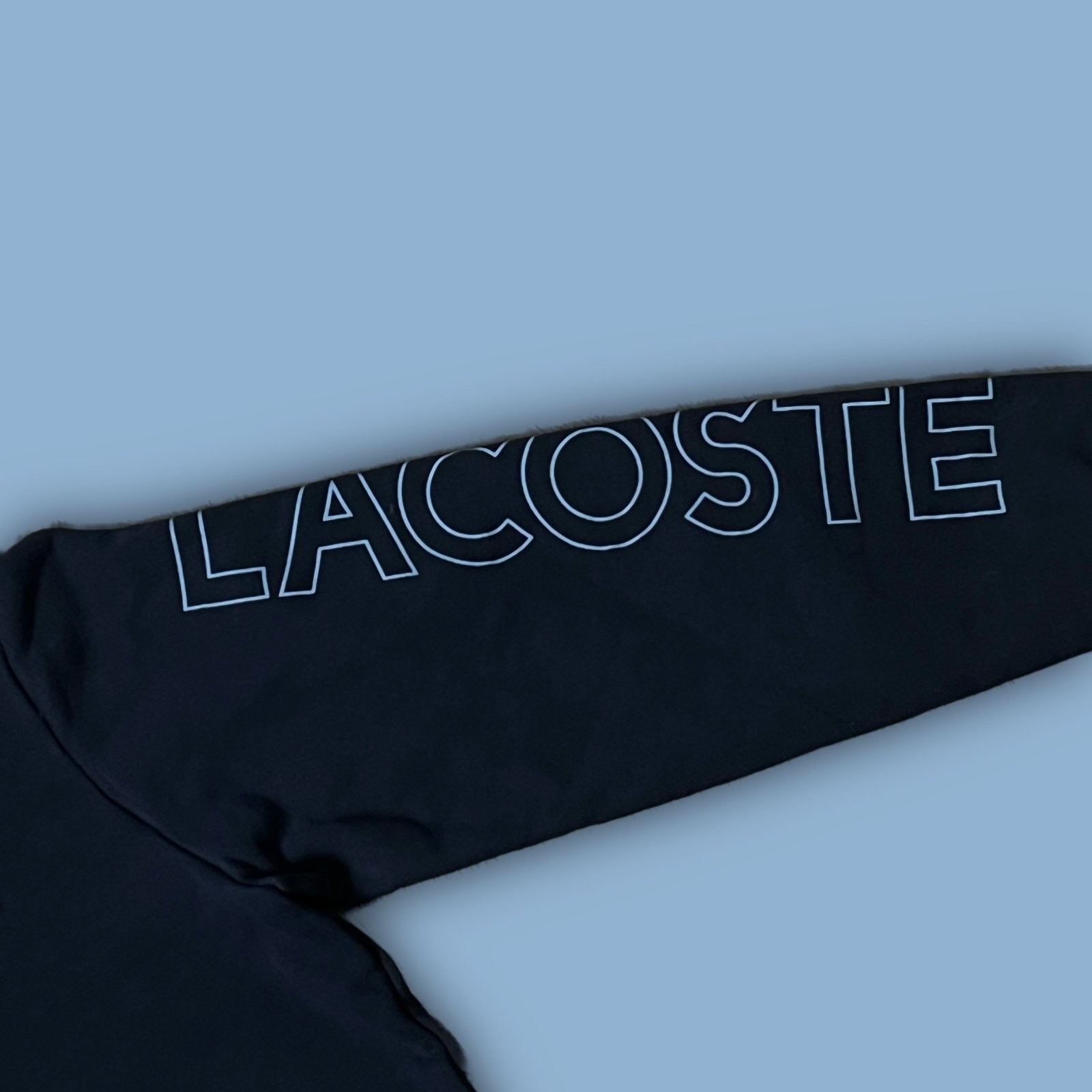 navyblue Lacoste spellout sweater {S} - 439sportswear