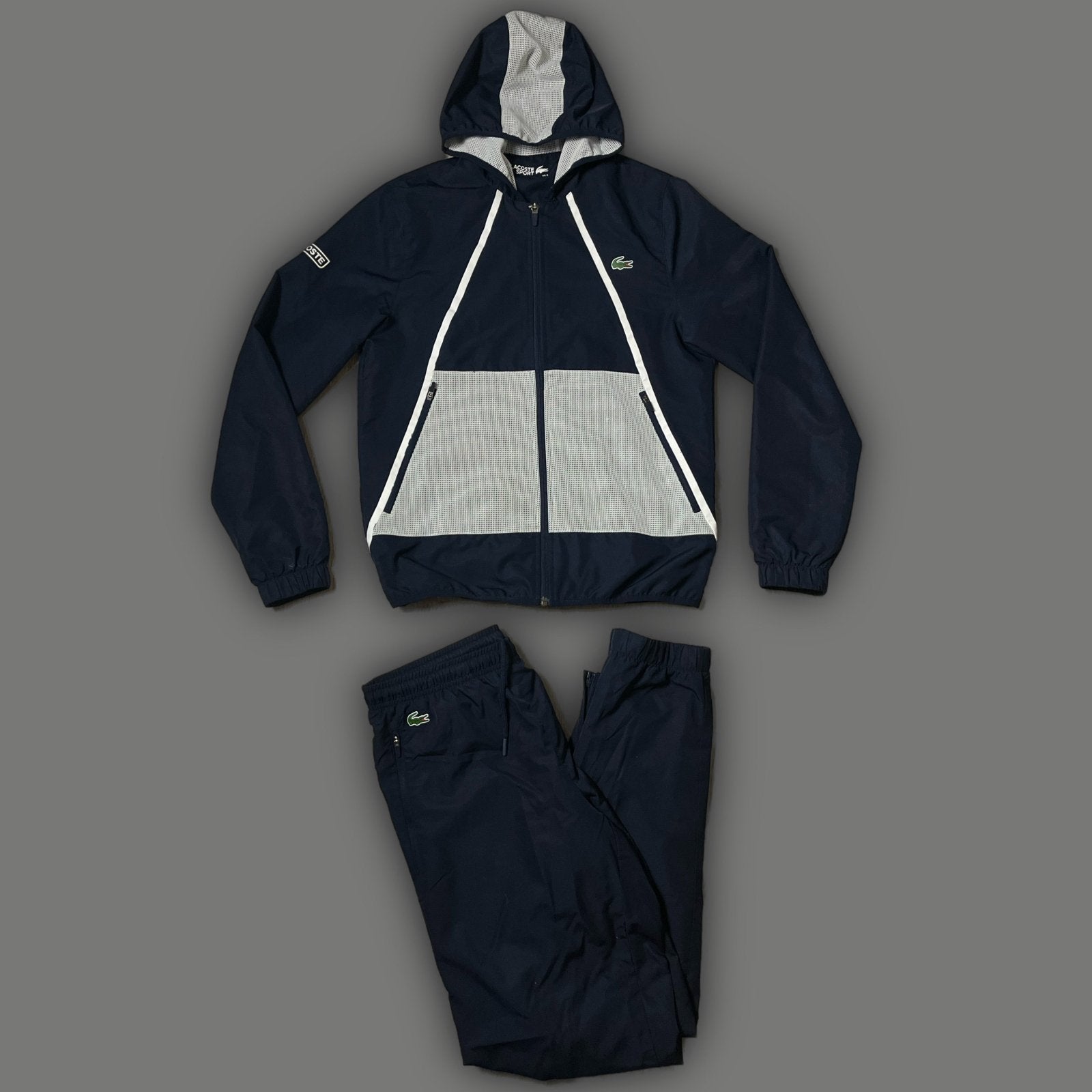 navyblue Lacoste tracksuit {M} - 439sportswear