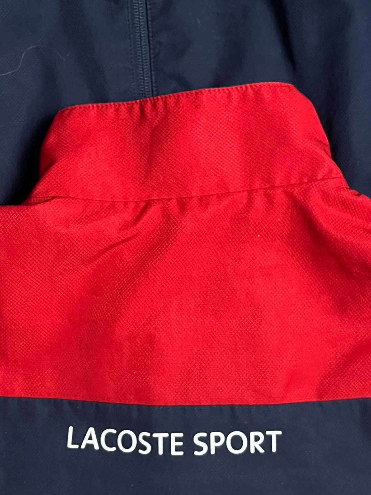 navyblue/red Lacoste windbreaker {S} - 439sportswear