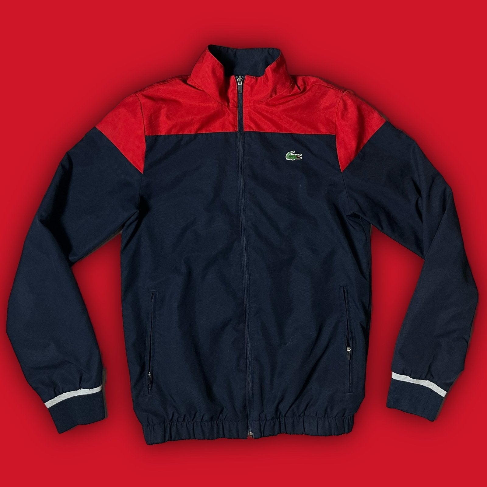 navyblue/red Lacoste windbreaker {S} - 439sportswear