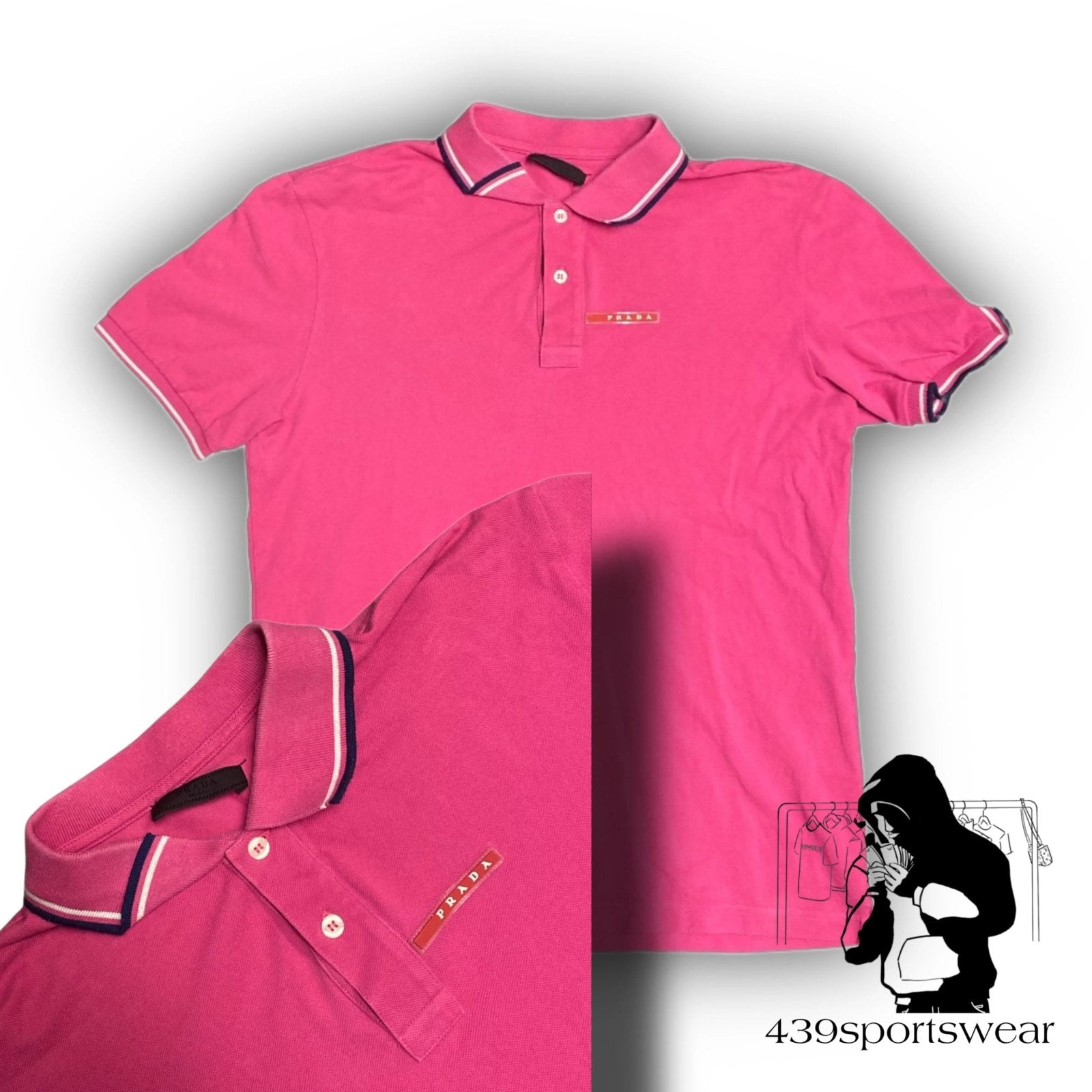 pink Prada polo Prada