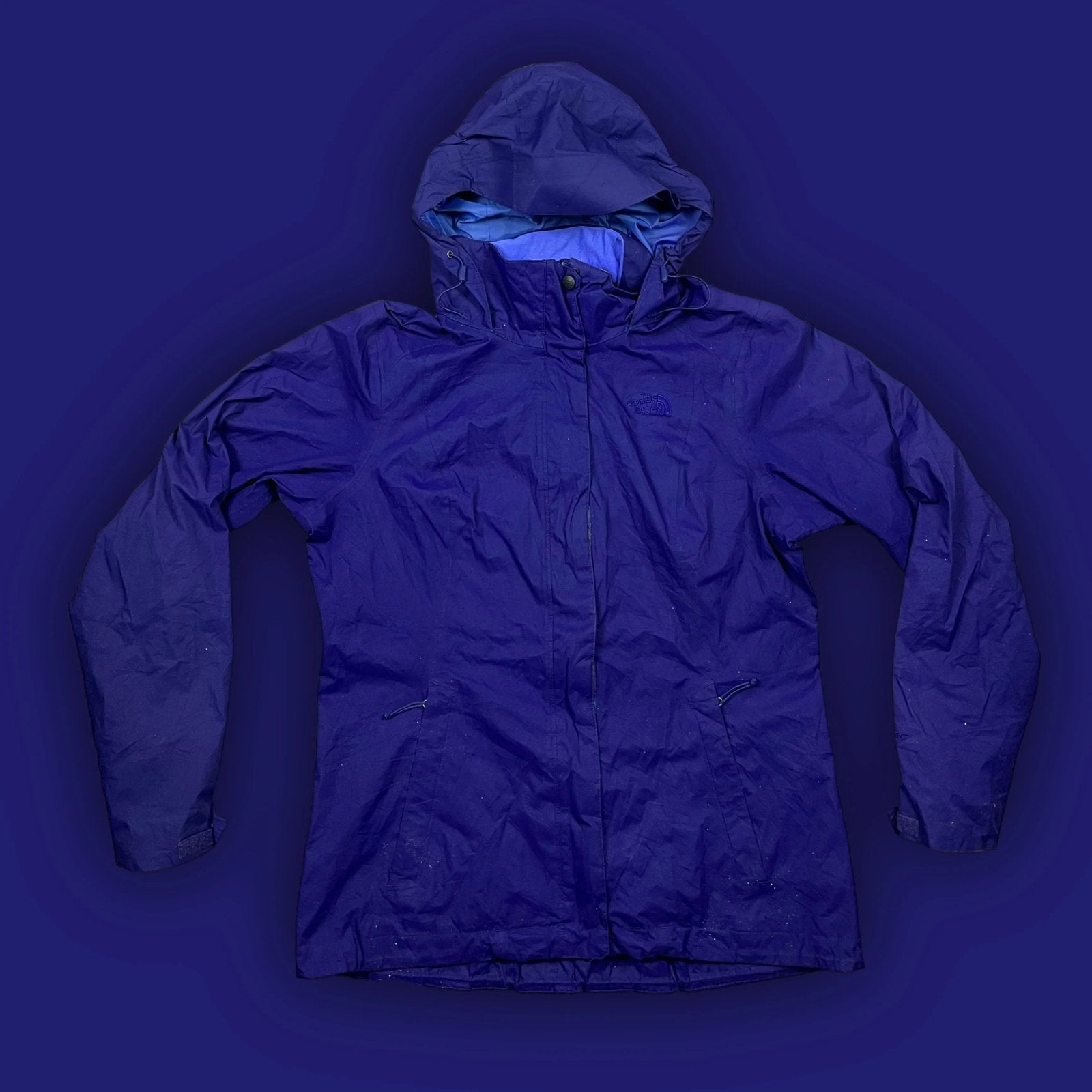 purple The North Face windbreaker The North Face