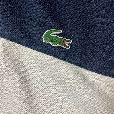 red/white Lacoste trackjacket {L} - 439sportswear