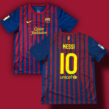 Cargar imagen en el visor de la galería, vinatge Nike Fc Barcelona MESSI 2011-2012 home jersey - 439sportswear
